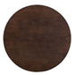 Modway Verne Round Wood Grain 28’’ Dining Table in Gold Cherry Walnut MDY-EEI-4551-GLD-CHE