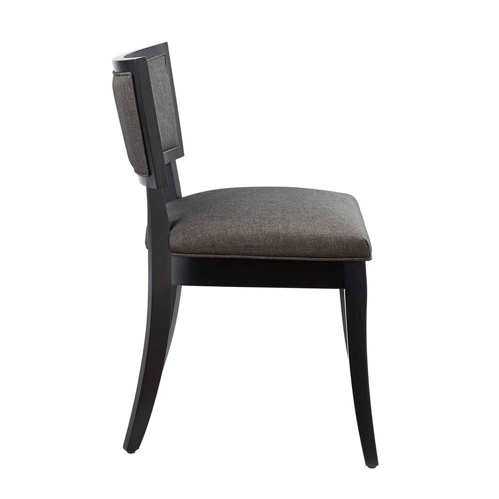 Modway Pristine Upholstered Fabric Dining Side Chairs in Gray-Set of 2 MDY-EEI-4557-GRY