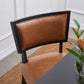 Modway Pristine Vegan Leather Dining Chairs - Set of 2 |No Shipping Charges