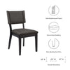 Esquire Dining Chairs - Set of 2 - No Shipping Charges MDY-EEI-4559-BEI