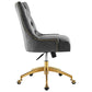 Regent Tufted Performance Velvet Office Chair - No Shipping Charges