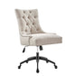 Regent Tufted Fabric Office Chair - No Shipping Charges