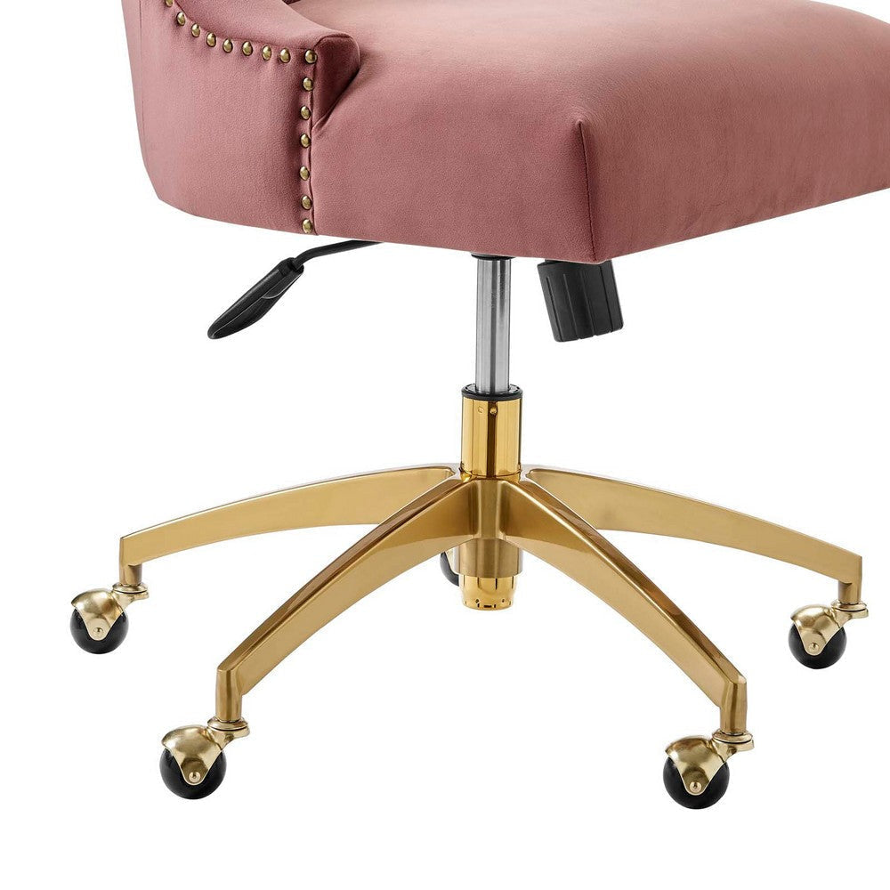 Empower Channel Tufted Performance Velvet Office Chair MDY-EEI-4575-GLD-DUS