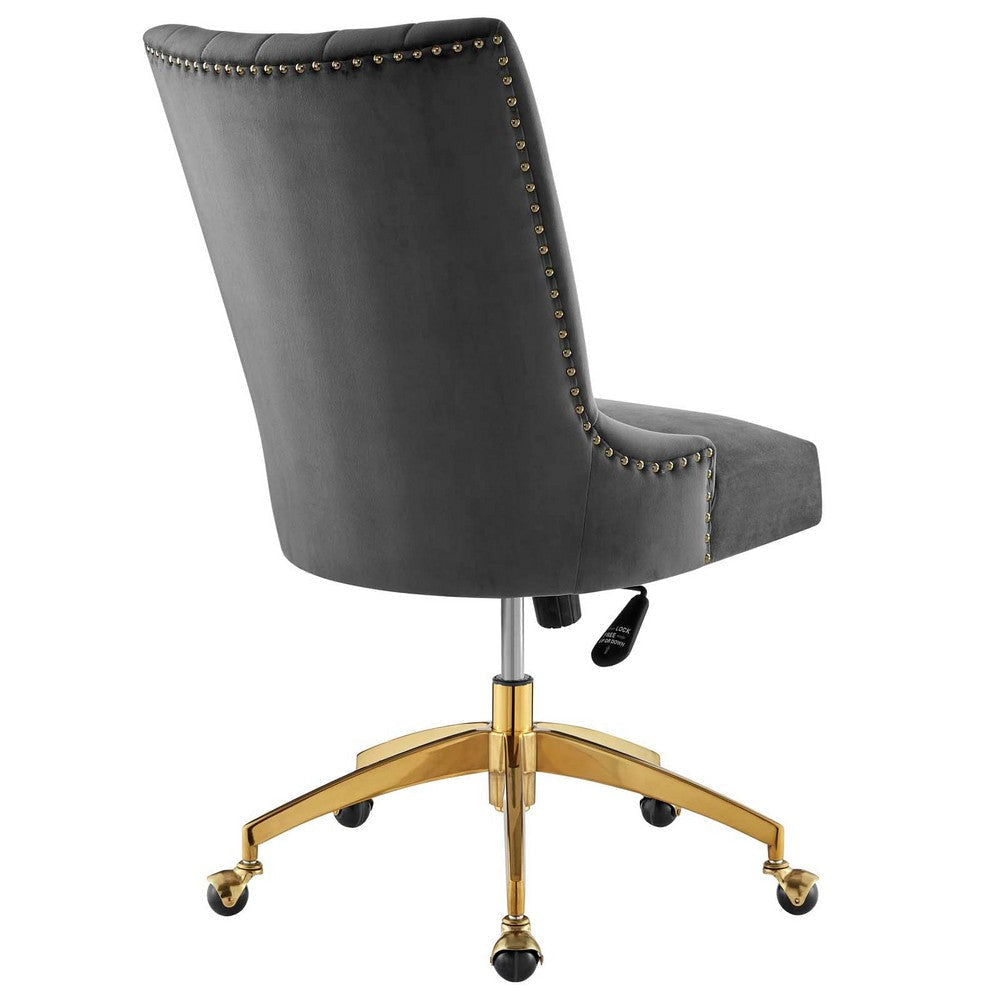 Empower Channel Tufted Performance Velvet Office Chair MDY-EEI-4575-GLD-DUS