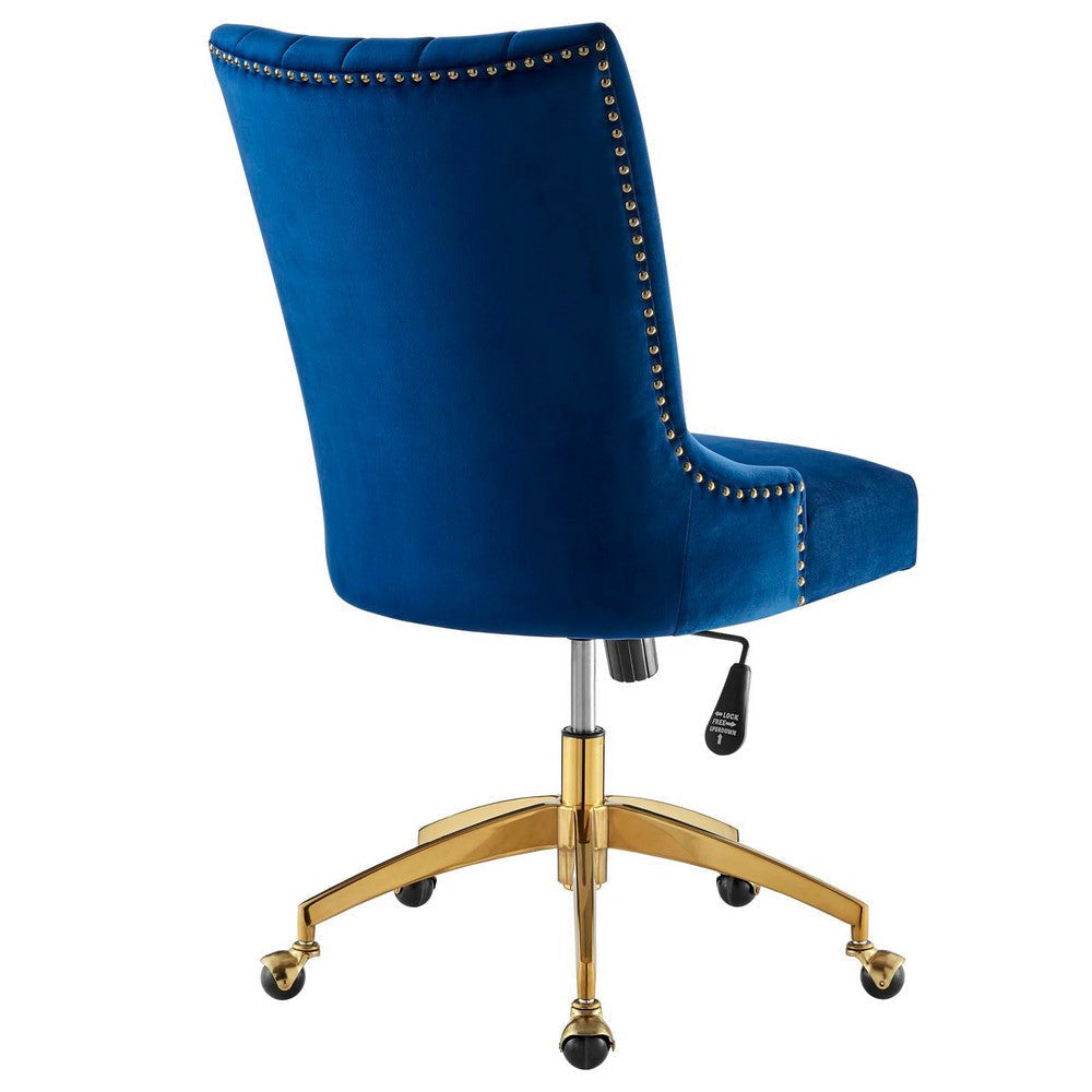 Empower Channel Tufted Performance Velvet Office Chair MDY-EEI-4575-GLD-DUS