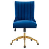 Empower Channel Tufted Performance Velvet Office Chair MDY-EEI-4575-GLD-DUS