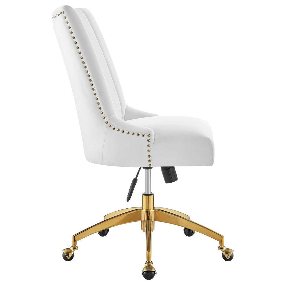 Empower Channel Tufted Performance Velvet Office Chair MDY-EEI-4575-GLD-DUS