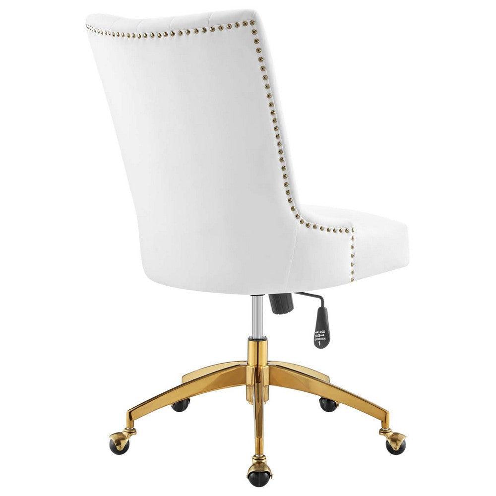 Empower Channel Tufted Performance Velvet Office Chair MDY-EEI-4575-GLD-DUS