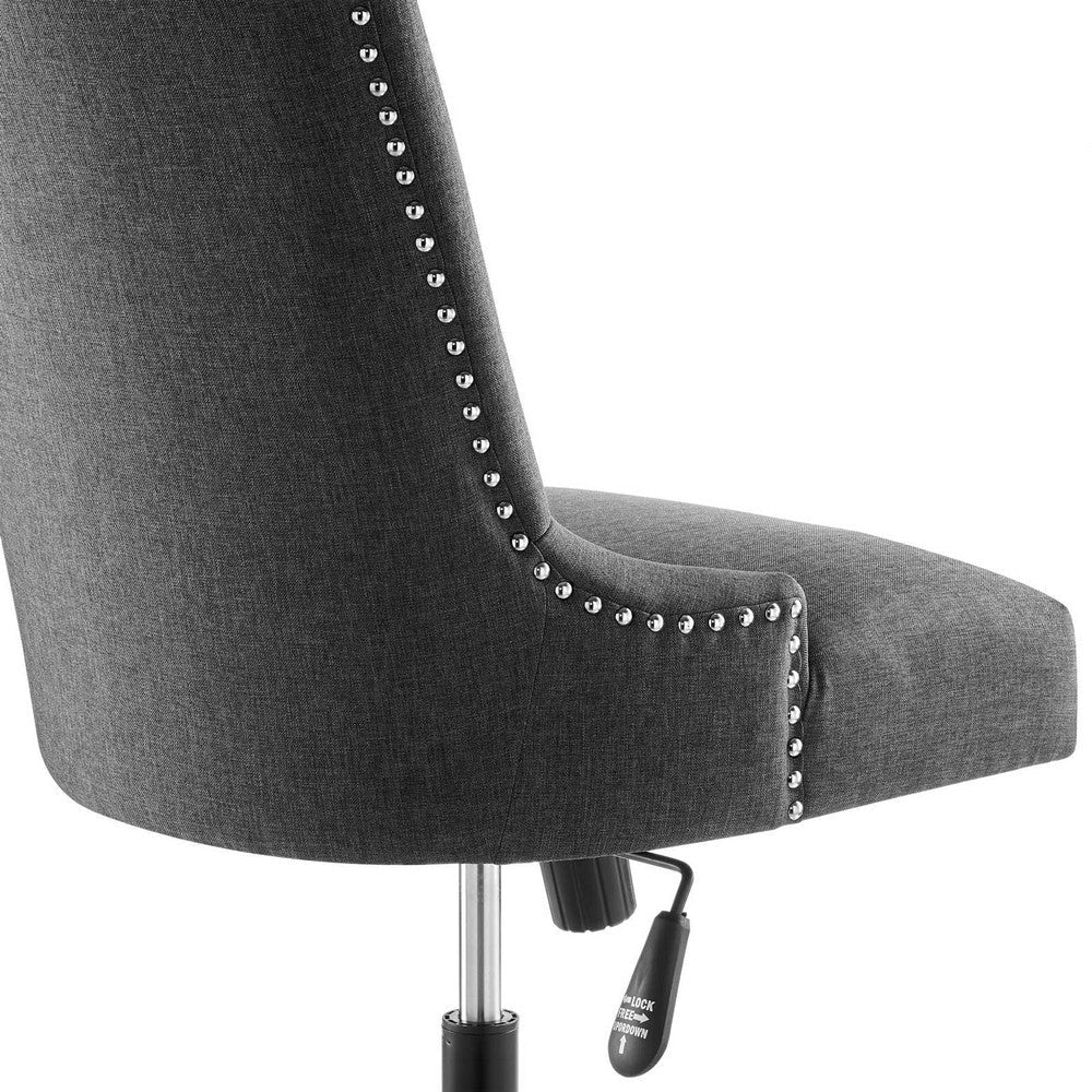 Empower Channel Tufted Fabric Office Chair - No Shipping Charges MDY-EEI-4576-BLK-BEI