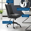 Empower Channel Tufted Fabric Office Chair - No Shipping Charges MDY-EEI-4576-BLK-BEI