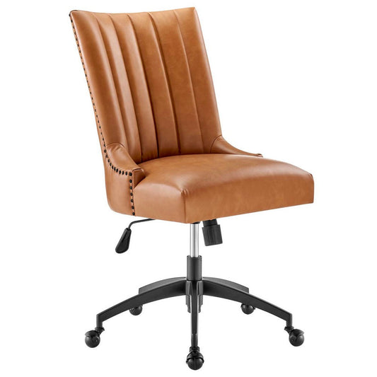 Empower Channel Tufted Vegan Leather Office Chair  - No Shipping Charges