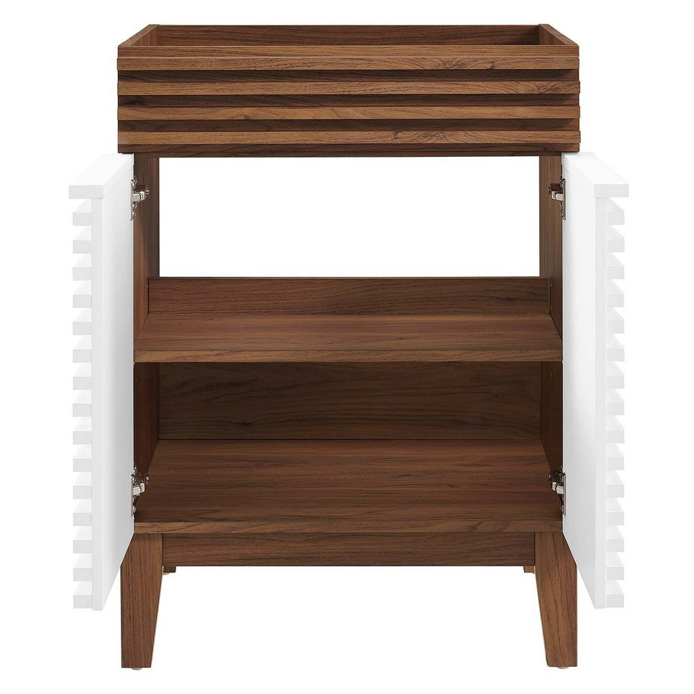 Render 24" Bathroom Vanity Cabinet (Sink Basin Not Included) by Modway| Brown