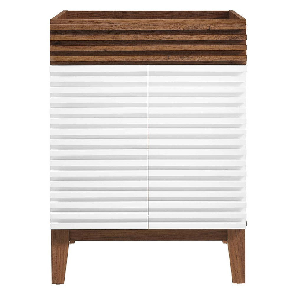 Render 24" Bathroom Vanity Cabinet (Sink Basin Not Included) by Modway| Brown