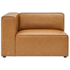 Modway Mingle Vegan Leather Sectional Sofa Left-Arm Chair Tan MDY-EEI-4621-TAN