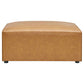Mingle Vegan Leather Ottoman  - No Shipping Charges