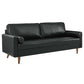 Modway Valour, 81" Sofa, Black