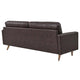 Valour 81" Leather Sofa by Modway| Brown