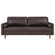 Valour 81" Leather Sofa by Modway| Brown