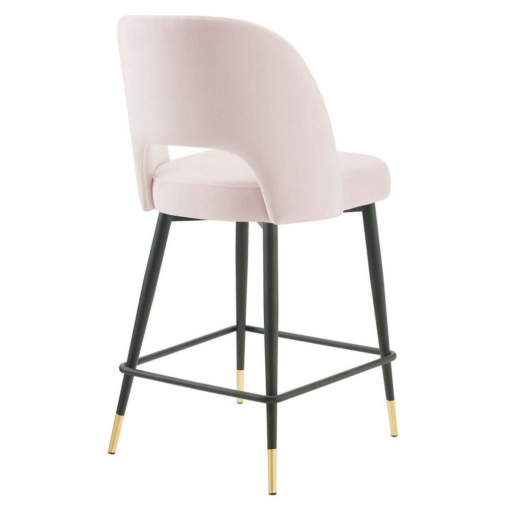 Rouse Performance Velvet Counter Stool - No Shipping Charges