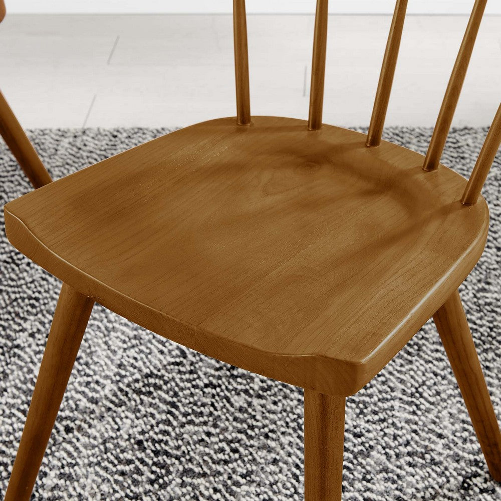Sutter Wood Dining Side Chair by Modway| Brown