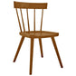 Modway Sutter Modern Farmhouse Wood Dining Chair in Walnut