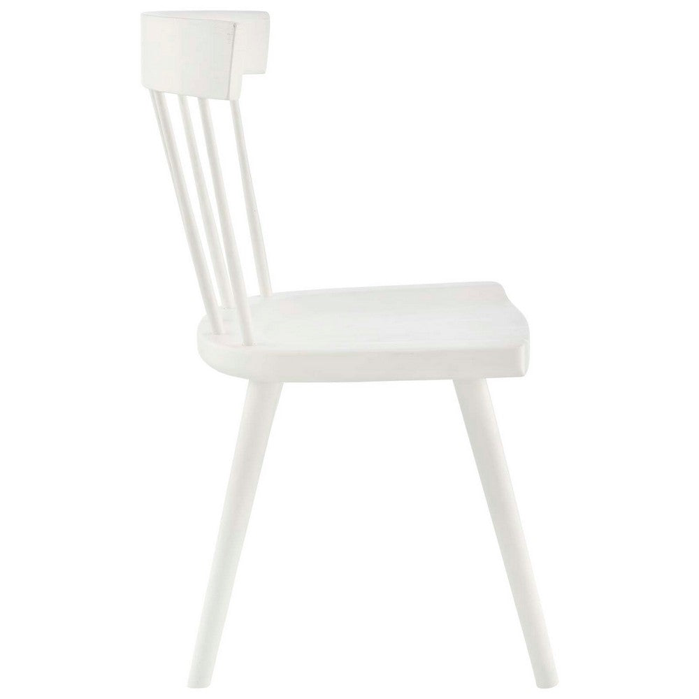 Sutter Wood Dining Side Chair by Modway| White