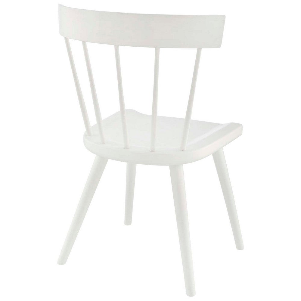 Sutter Wood Dining Side Chair by Modway| White