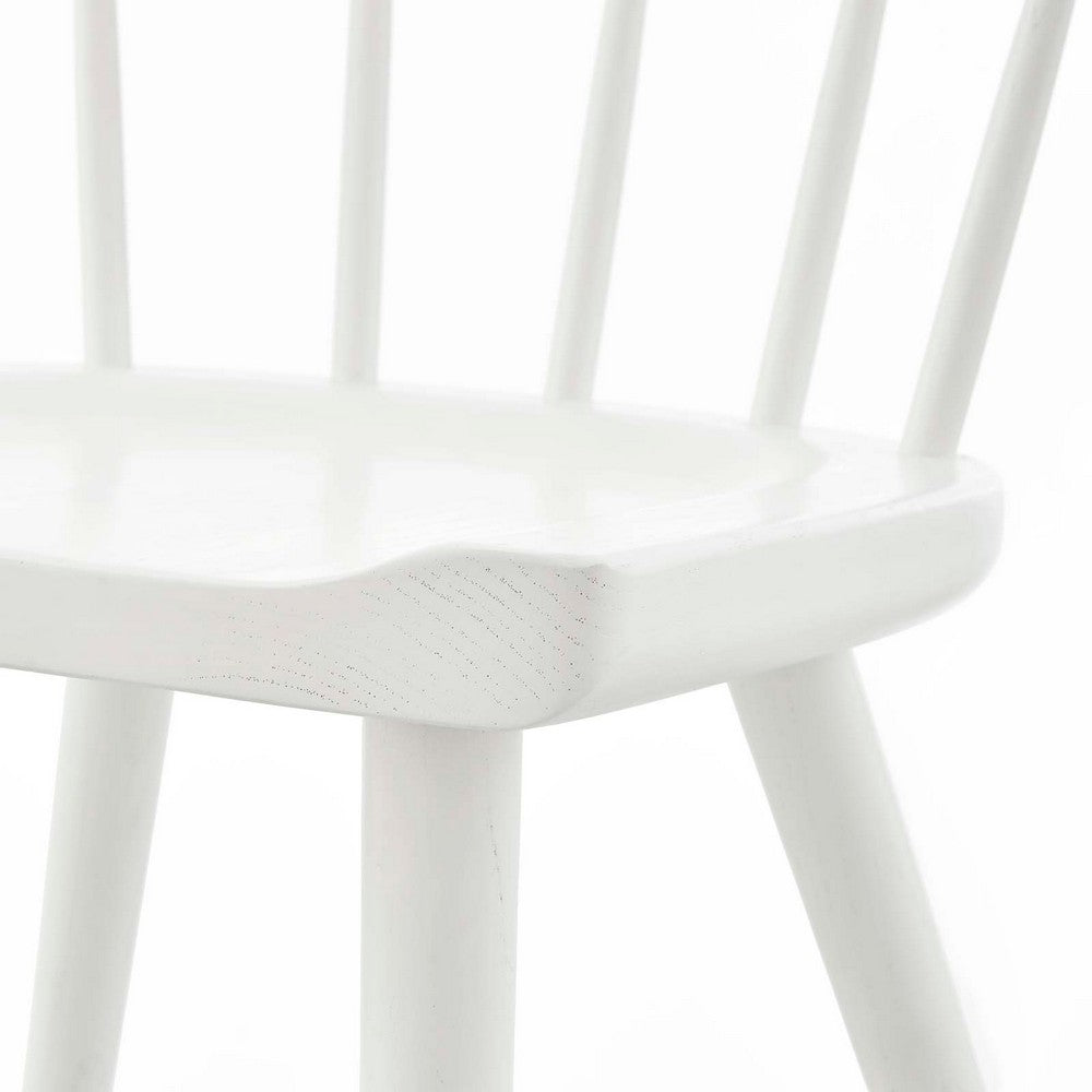 Sutter Wood Dining Side Chair by Modway| White