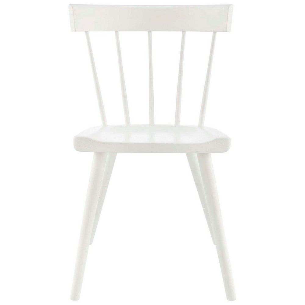 Sutter Wood Dining Side Chair by Modway| White