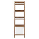 Modway Bixby Display Case 21’’ Bookshelf Walnut White MDY-EEI-4655-WAL-WHI