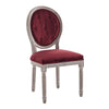 Arise Vintage French Performance Velvet Dining Side Chair - No Shipping Charges