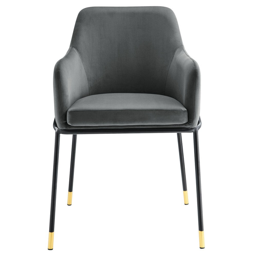 Jovi Performance Velvet Dining Armchair  - No Shipping Charges