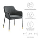 Jovi Performance Velvet Dining Armchair  - No Shipping Charges