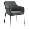Jovi Performance Velvet Dining Armchair  - No Shipping Charges