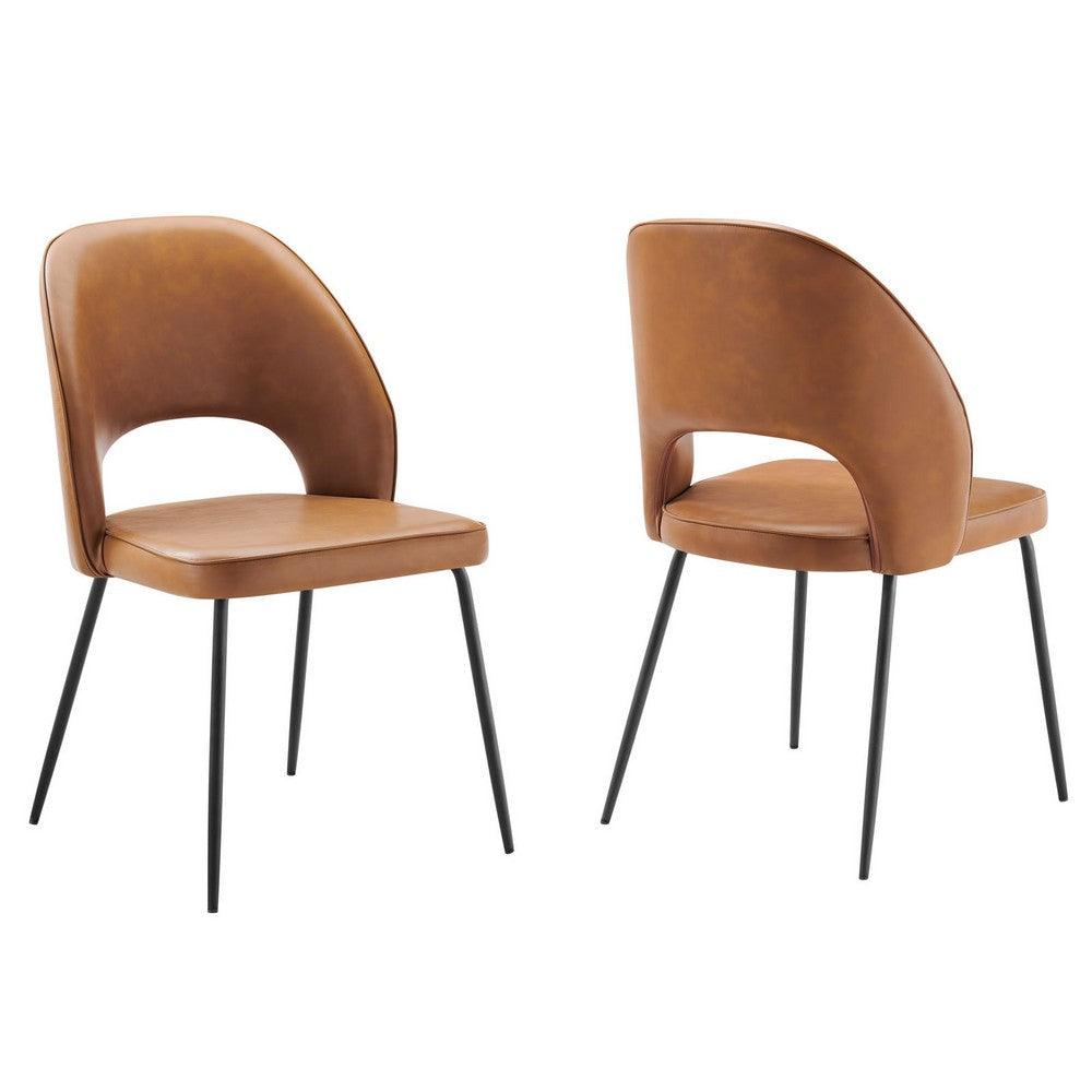 Nico Vegan Leather Dining Chair Set of 2  - No Shipping Charges
