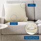 Enhance 18" Performance Velvet Throw Pillow - No Shipping Charges