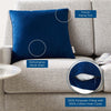 Enhance 18" Performance Velvet Throw Pillow - No Shipping Charges