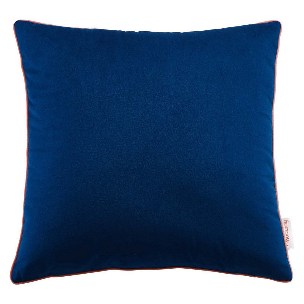 Accentuate 18" Performance Velvet Throw Pillow - No Shipping Charges