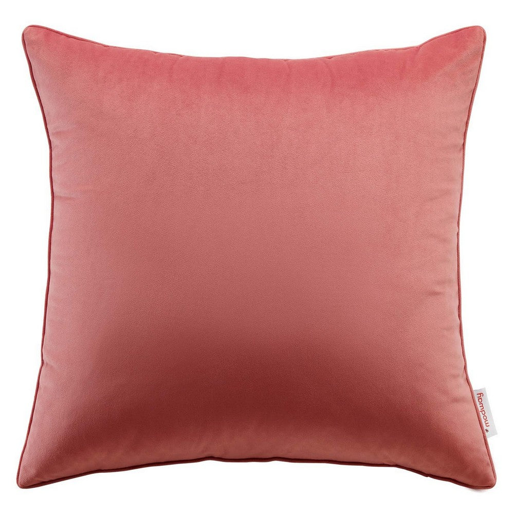 Enhance 20" Performance Velvet Throw Pillow - No Shipping Charges