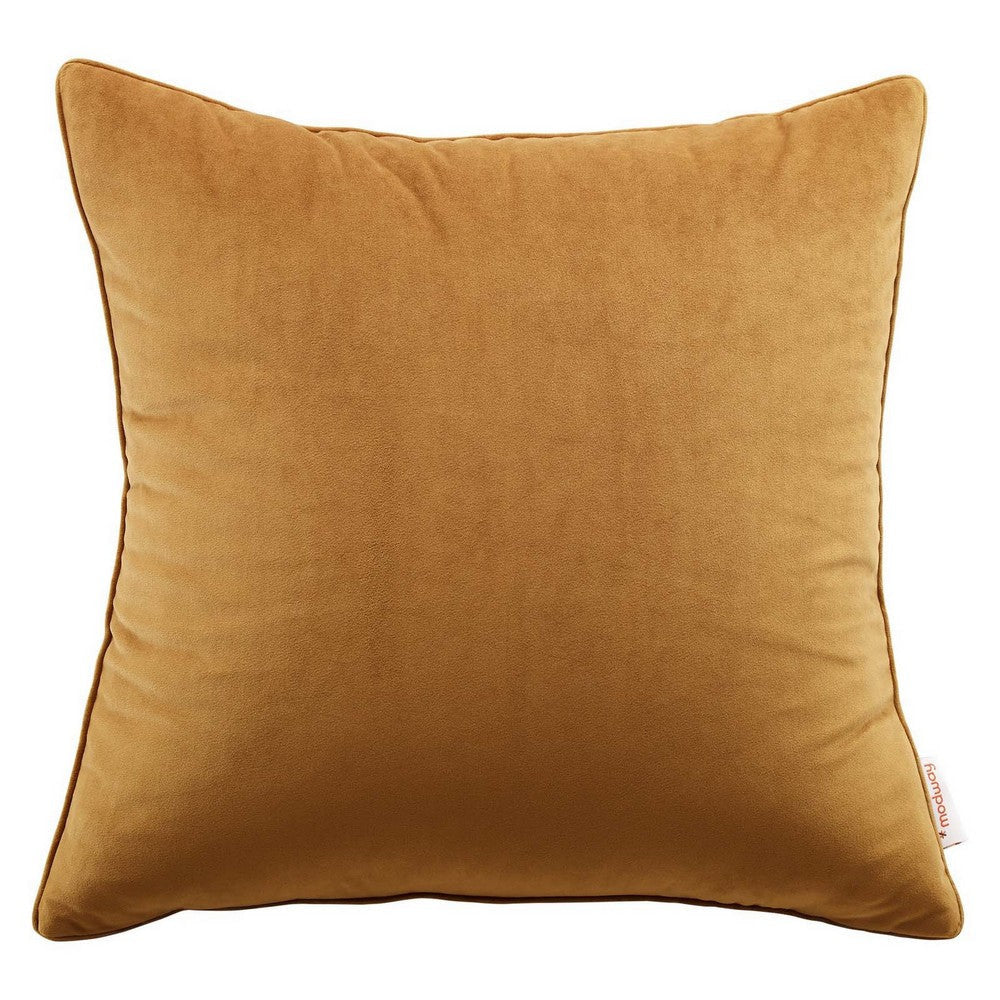 Enhance 20" Performance Velvet Throw Pillow - No Shipping Charges