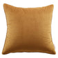 Modway Enhance Performance Velvet Throw Pillow, 20" x 20", Cognac