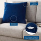 Enhance 20" Performance Velvet Throw Pillow - No Shipping Charges