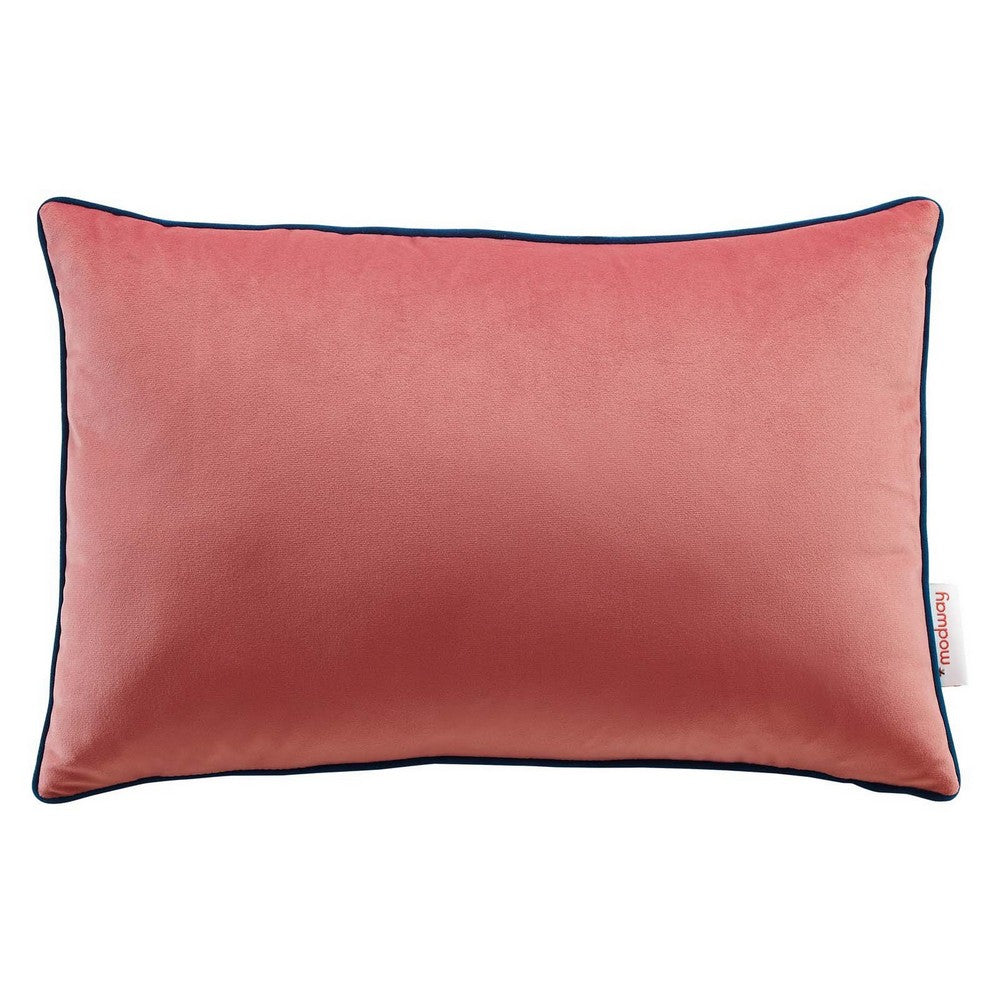 Accentuate 18" Lumbar Performance Velvet Throw Pillow - No Shipping Charges