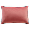 Modway Accentuate 18" Lumbar Performance Velvet Accent Throw Pillow, 12" x 18", Blossom Navy