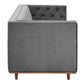 Modway Elation Tufted Performance Velvet Sofa Gray MDY-EEI-4722-GRY