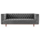 Elation Tufted Performance Velvet Sofa by Modway| Gray
