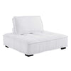 Saunter Tufted Fabric Armless Chair by Modway| White