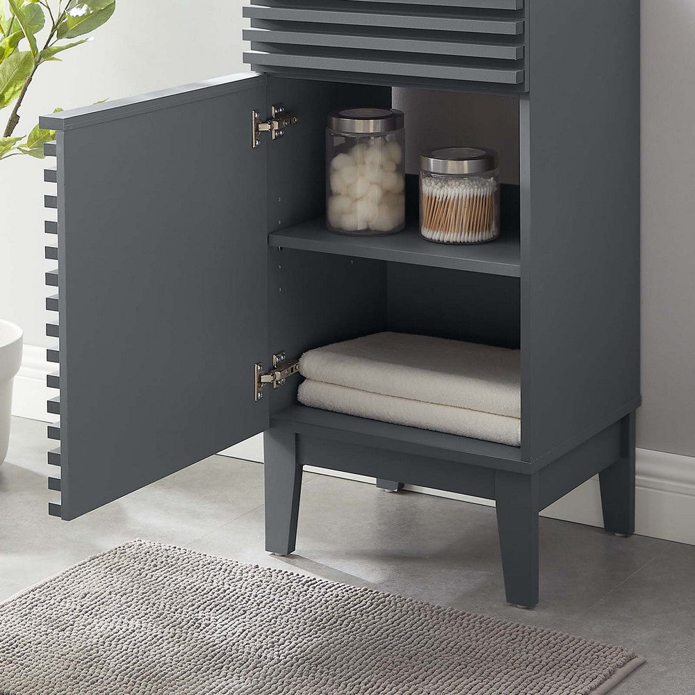 Render 18" Bathroom Vanity Cabinet (Sink Basin Not Included) by Modway| Gray