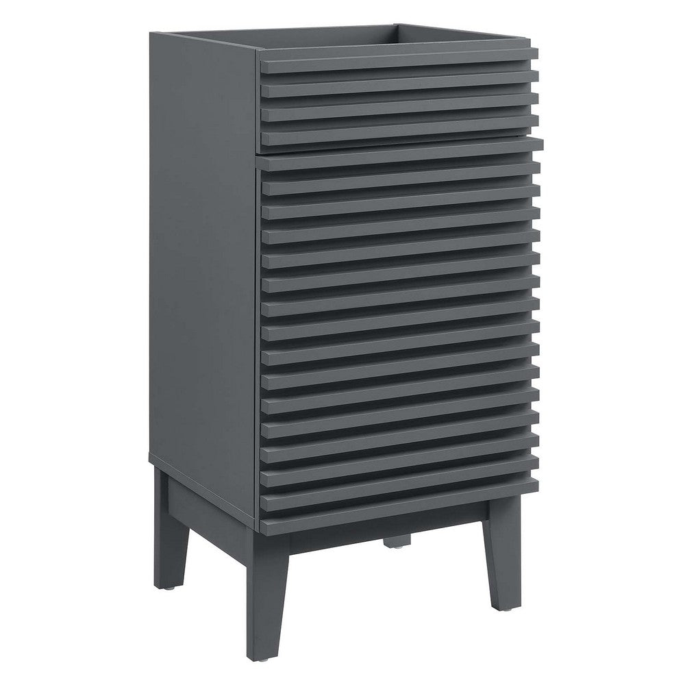Render 18" Bathroom Vanity Cabinet (Sink Basin Not Included) by Modway| Gray