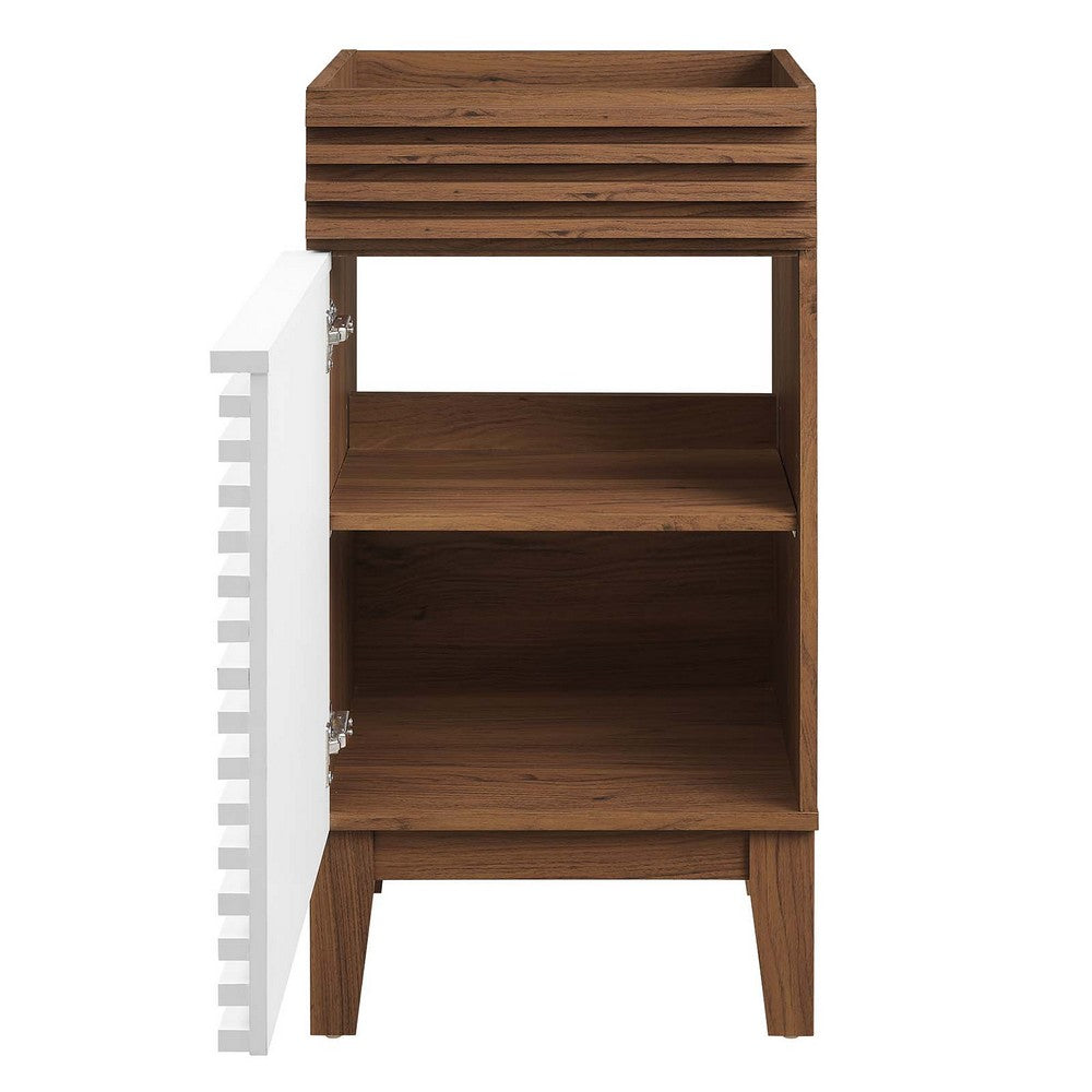 Render 18" Bathroom Vanity Cabinet (Sink Basin Not Included) by Modway| Brown